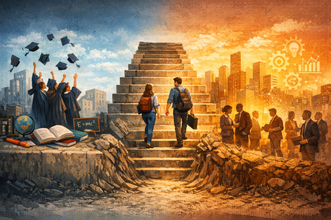 La brecha entre la escuela y la&nbsp;empresa